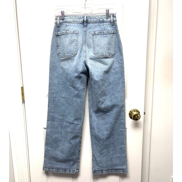 Fidelity Denim Jeans Joni Light Wash Wide Leg High Waist Women’s Size 25 - Picture 3 of 7